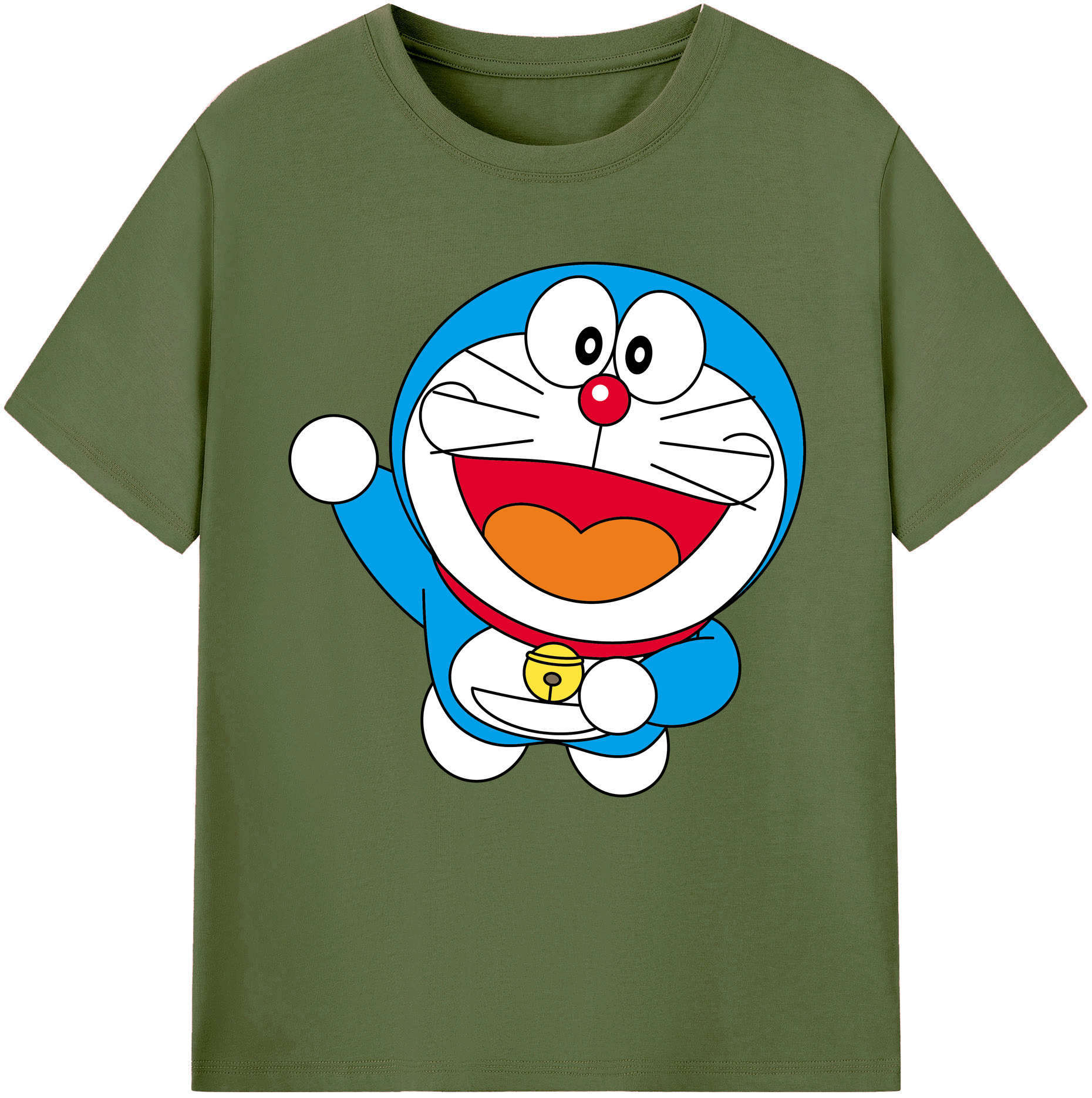 （画像用） ドラえもん Doraemon 綿100％半袖Tシャツ（フロントプリント）